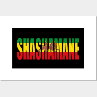 Shashamane, Ethiopia flag, Rasta, repatriation, Rastafari Posters and Art